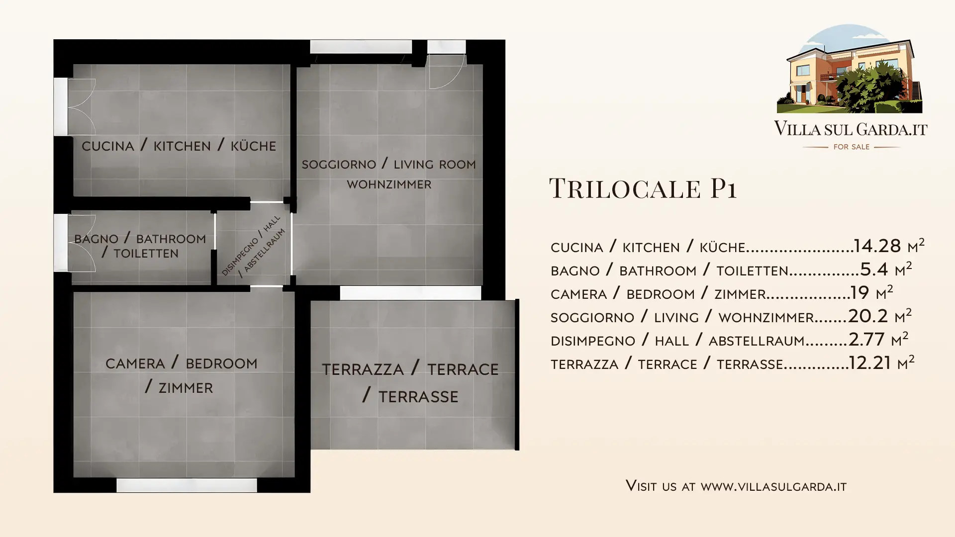 Trilocale Piano Primo